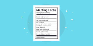7 Ingredients For Effective Team Meetings Distilled From