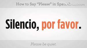 say please spanish lessons you