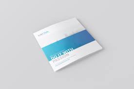 4 Fold Brochure Mockup Square Psd File Premium Download