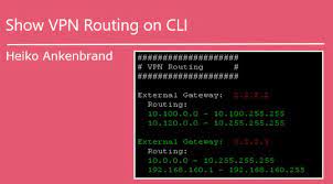 View the status of cloud router border gateway protocol (bgp) sessions or the routes that cloud router is advertising. Show Vpn Routing On Cli Check Point Checkmates
