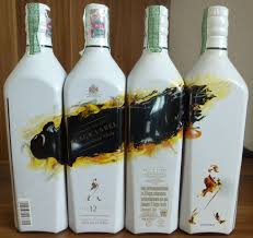 This limited edition whisky utilizes thermochromic ink to reveal a frosty surprise message when frozen. 4 Bottles Johnnie Walker Black Label White Shadow 4 Catawiki