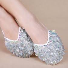 Us 8 36 5 Off 2018 Lady Belly Dance Shoes Gold Sliver Shine Colors Beauty Appearance Nice Design Woman Practice Shoes Female Shining Shoes In Belly