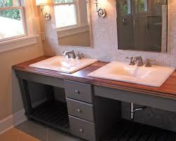 Wood Countertops For Bathroom Vanities