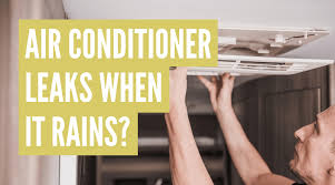 rv air conditioner leaks when it rains