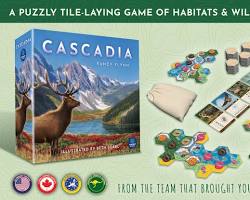 Image of Cascadia board game Kickstarter project