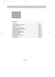 Mitsubishi Electric Pch24 Specifications Manualzz Com
