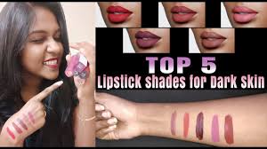 nykaa dark lipsticks for dusky the