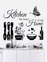 Kitchen Family Heart Pvc Wall Sticker