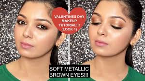 brown eyes valentines day makeup