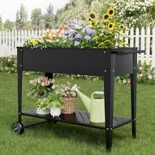 Garden Bed Cart With Wheels T Gb22 0072