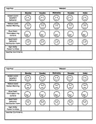 Kindergarten Behavior Chart Preschool Kindergarten