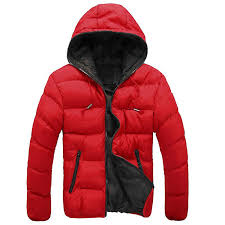 Men S Puffer Jacket Hooded Winter Coat