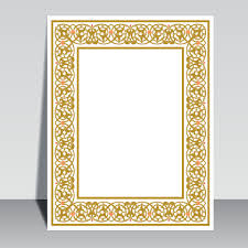 ic book cover design arabic frame