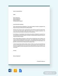 sle retirement resignation letters