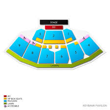 Keybank Pavilion Seating Chart With Seat Numbers Www