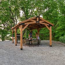 Cedar Wooden Carport Pavilion Gazebo