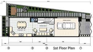 Three Y Narrow Lot House Concept