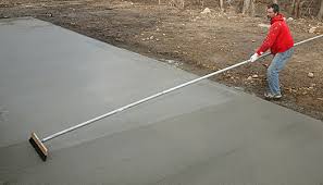 how to finish a concrete patio slab