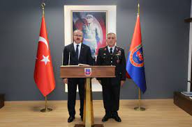 Vali Toraman'dan İl Jandarma Komutanı Albay Mustafa Çekiç'e Ziyaret