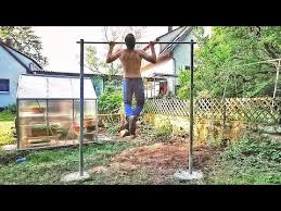 1280 x 720 jpeg 105 кб. Building A Pull Up Bar In My Garden Youtube