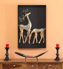 Deer Couple 3d Wall Hanging Frame