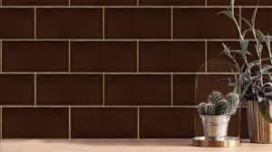 Puddle Glaze Teapot Brown Wall Tiles