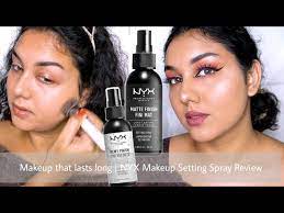 testing nyx makeup setting spray long
