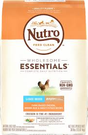 Nutro Wholesome Essentials Large Breed Puppy Farm Raised Chicken Brown Rice Sweet Potato Recipe Dry Dog Food 30 Lb Bag