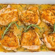 Oven Baked Keto Chicken Thighs gambar png