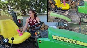 Farm Girl Bailey Brewer Rides her Faithful John Deere Tractor. - Pornhub.com