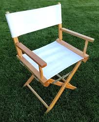 folding chair white canvas racine wi