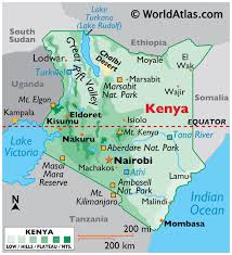 Where is kenya located on the world map. Kenya Maps Facts World Atlas