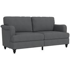 homcom 3 seater sofa couch 71 modern