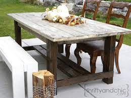 diy outdoor farmhouse table outdoor