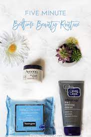 5 minute bedtime beauty routine the