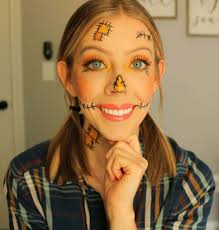 cute easy scarecrow makeup halloween