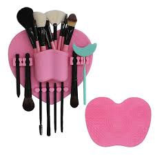 silicone makeup brush organizer