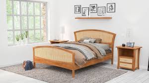 Solid Wood Bed Frame Queen King Or