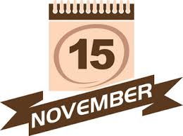 November 15 Calendar Vector Images (over 100)