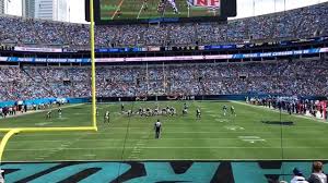 panthers stadium section 101 row 9 seat