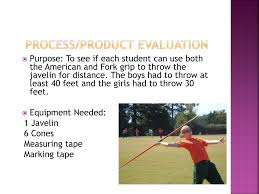 ppt javelin standing throw test
