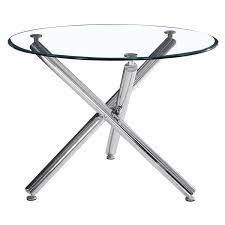 Whi Contemporary Round Glass Dining