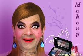 funny picture funny mr bean makeup