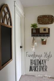 Farmhouse Style Hallway Makeover Reveal