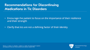 tic disorders