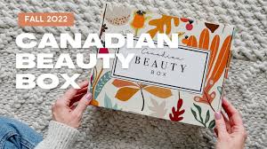 canadian beauty box unboxing fall 2022