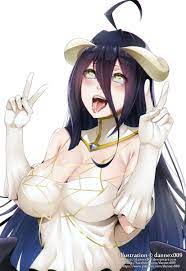 Albedo doing her crab impression at the Nazarick Christmas party :  r/overlord