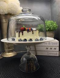 Small Cake Stand Riser Cheese Dome