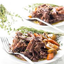 I double or triple this recipe for each addition package of steak. Keto Low Carb Pot Roast Slow Cooker Recipe Video Wholesome Yum