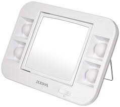 jerdon j1015 led lighted makeup mirror